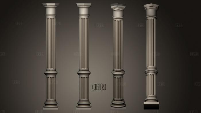 Columns Collection3 3d stl модель для ЧПУ